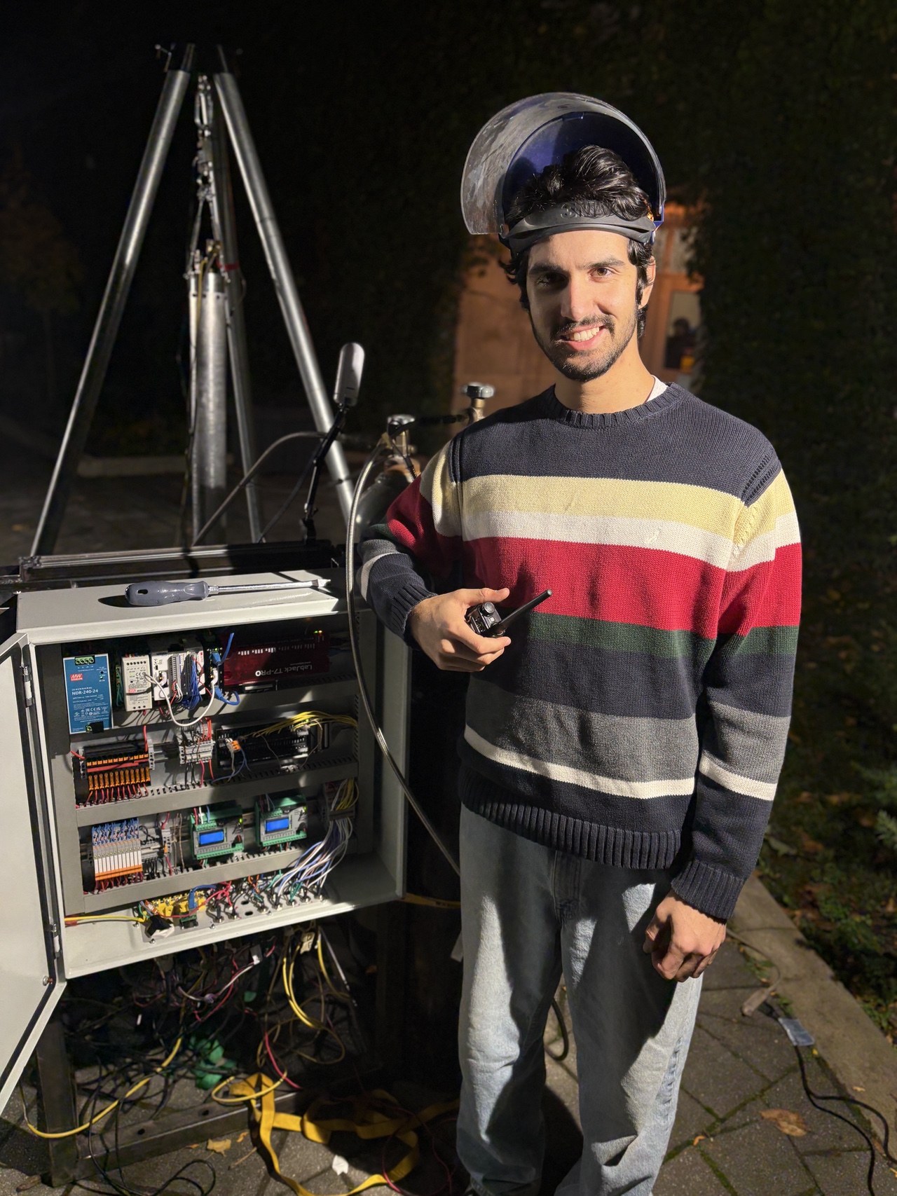 Team member with EGSE