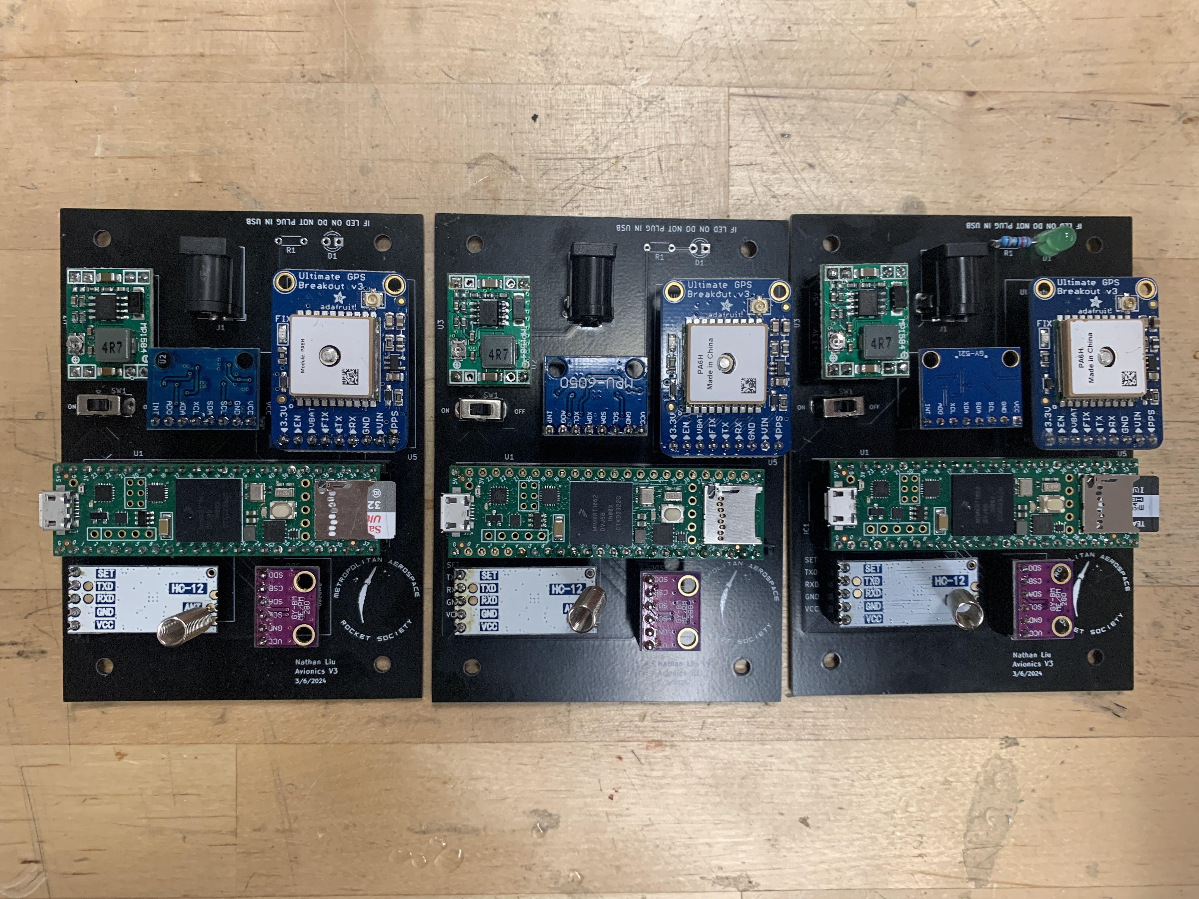 Flight computer circuit board
