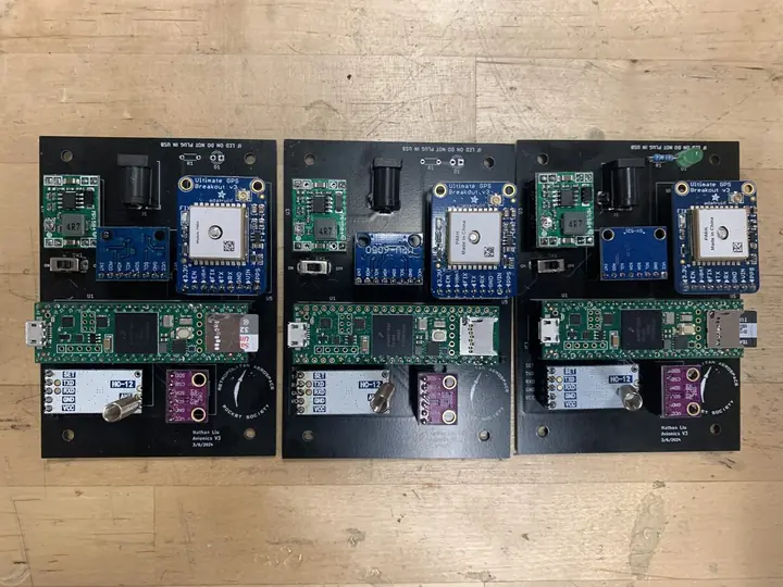 Flight computer circuit board
